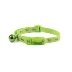 Ancol Hi-Vis Kitten Collar - Green - 15-22cm